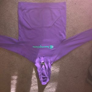 Purple champion hoodie